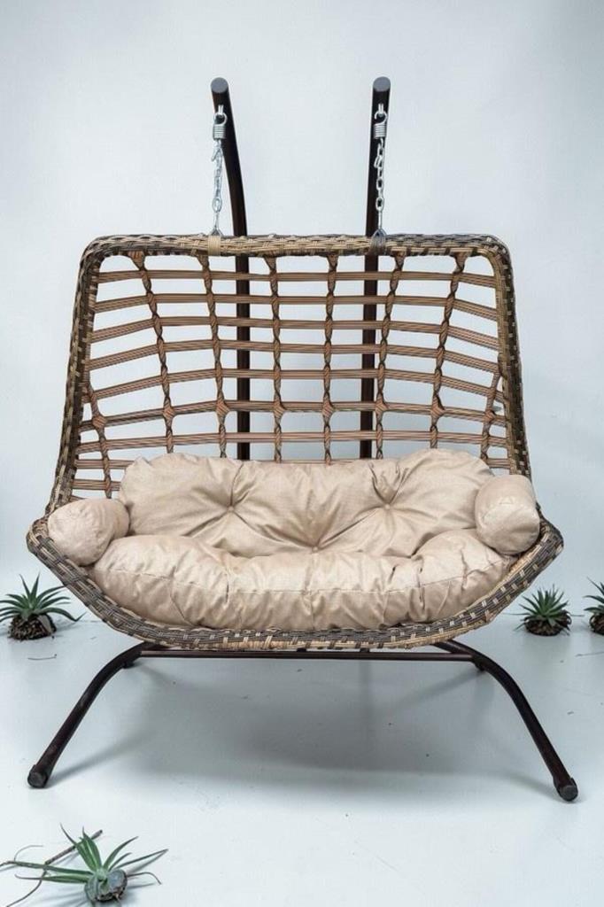 Cunda Bahçe ve Balkon Salıncağı Çift Kişilik Kahve