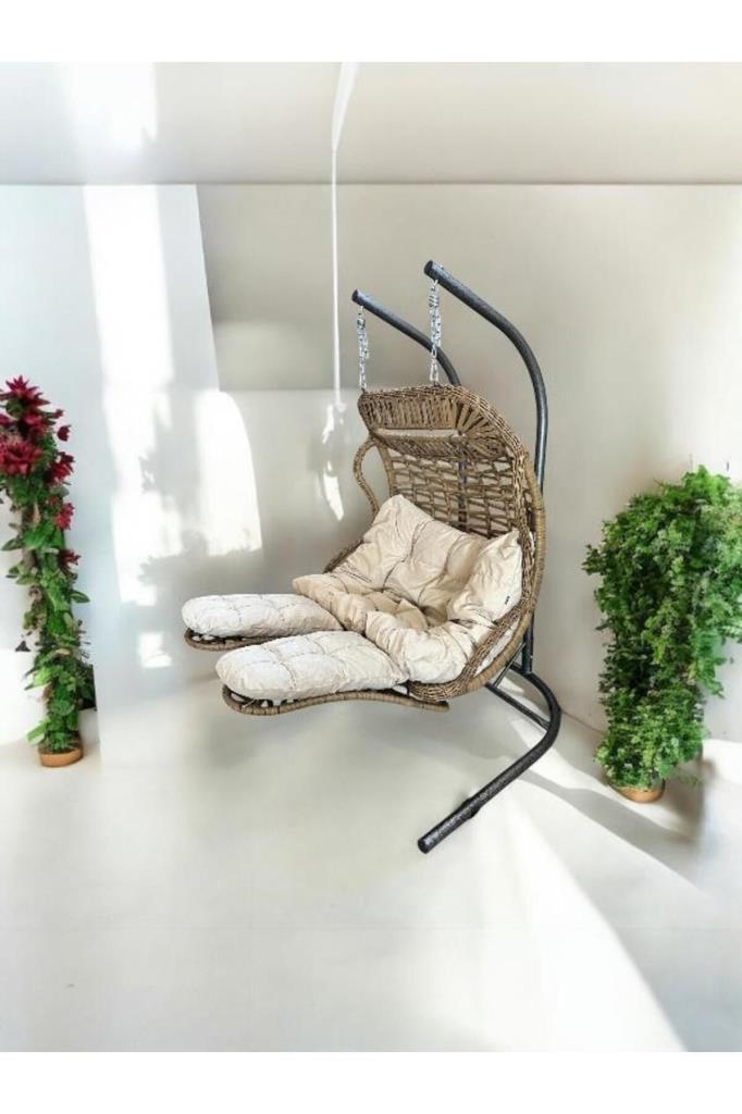 Holiday Bahçe ve Balkon Salıncağı Çift Kişilik Kapiçino