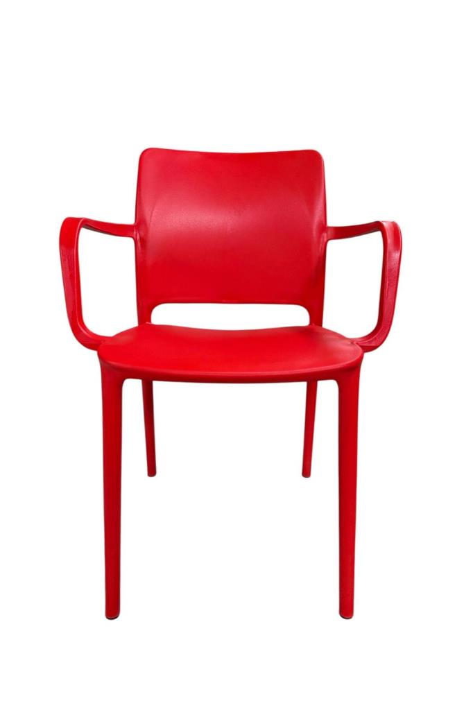 Miami Koltuk Bahçe, Balkon ve Cafe Sandalyesi Kırmızı
