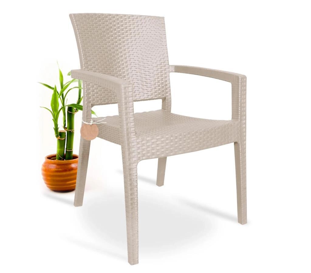 Zeugma Rattan Kollu Sandalye Koltuk Kapiçino