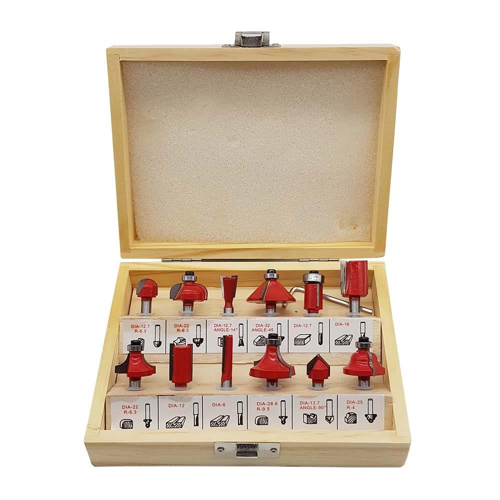 12 Parça Ahşap Freze Uç Seti 8 mm Sap nasıl kullanılır