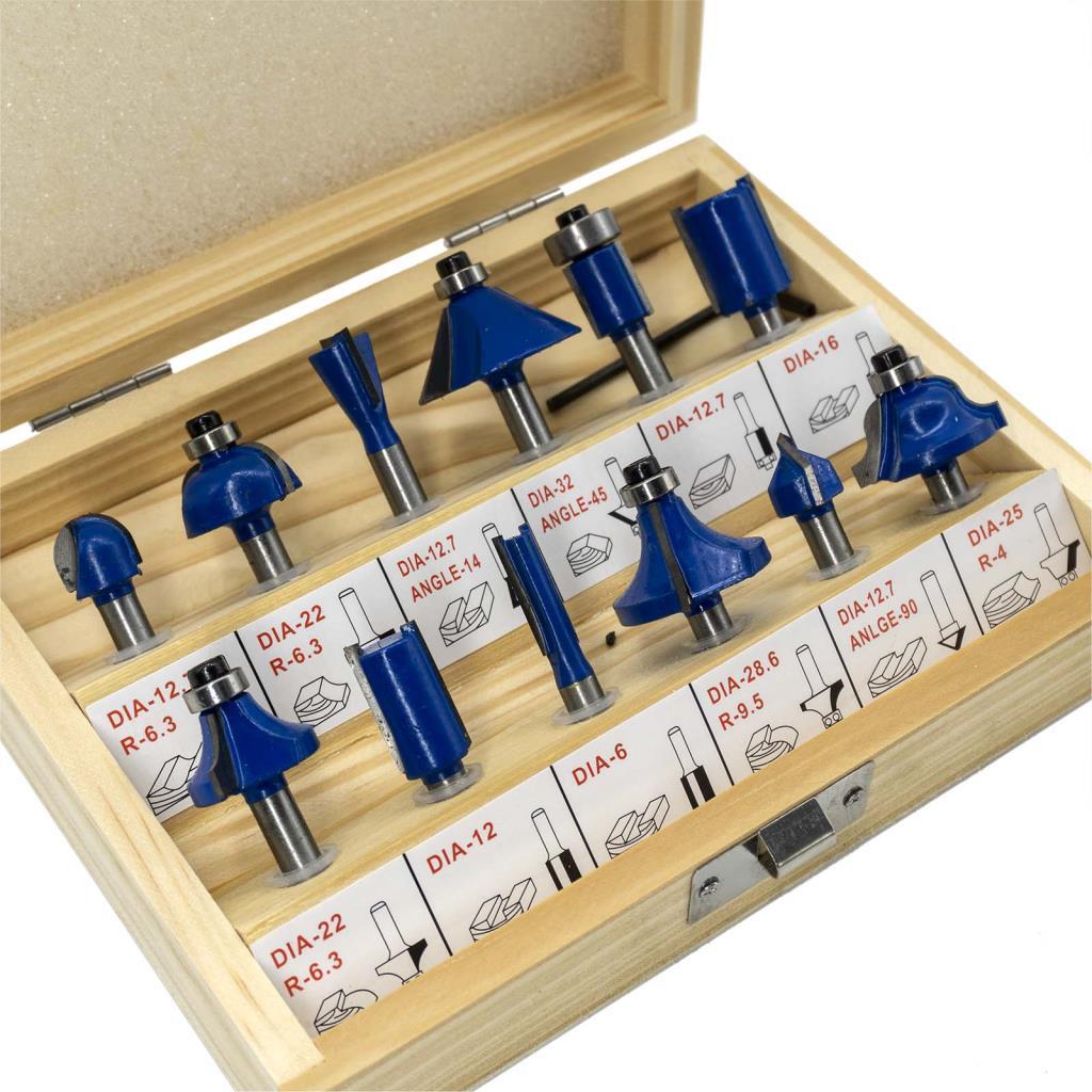 12 Parça Ahşap Freze Uç Seti 8 mm Sap ne işe yarar