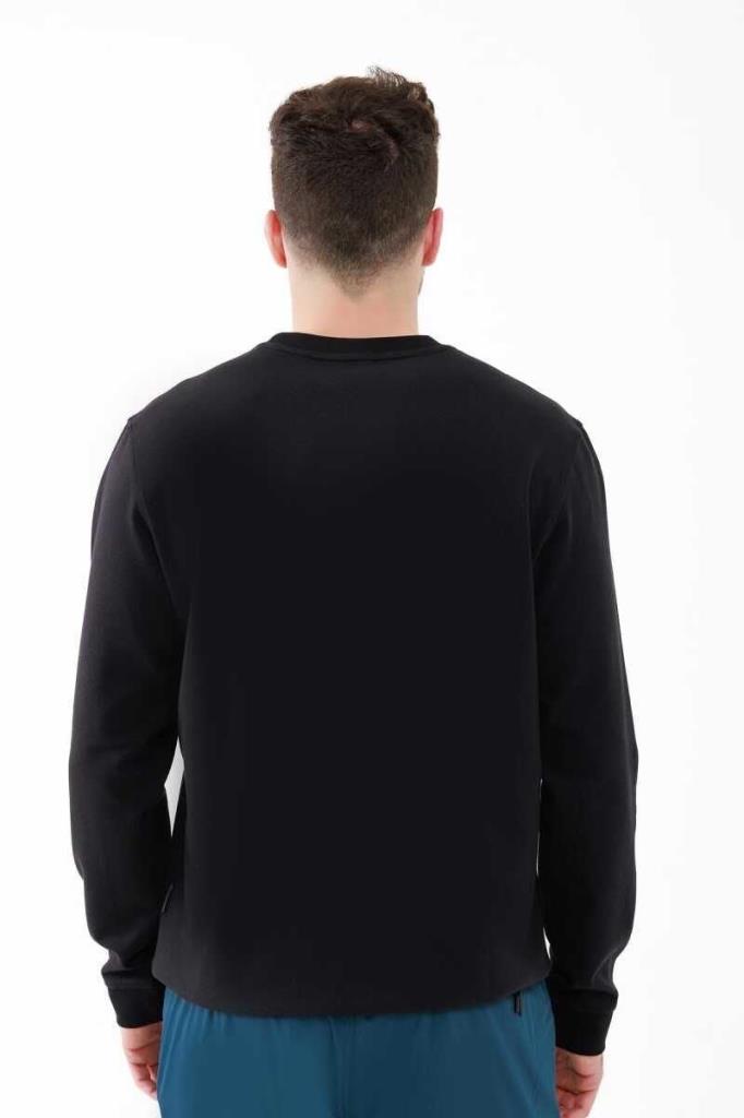 2AS Orlando Sıfır Yaka Interlock Sweatshirt Siyah nasıl kullanılır
