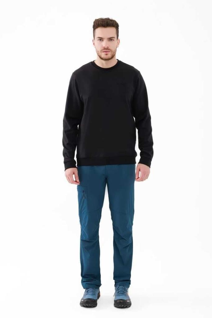 2AS Orlando Sıfır Yaka Interlock Sweatshirt Siyah nereden bulurum
