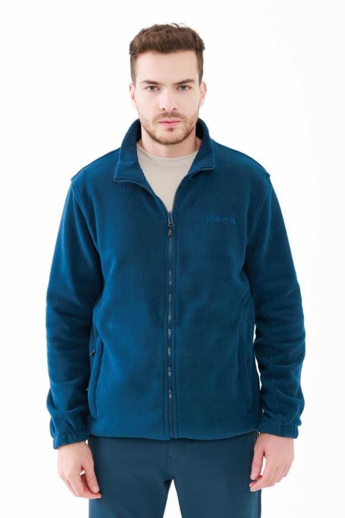 2AS SAKA Tam fermuarlı Erkek Polar Sweatshirt Lacivert fiyatı
