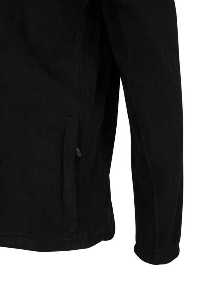 2AS SAKA Tam fermuarlı Erkek Polar Sweatshirt Siyah ne işe yarar