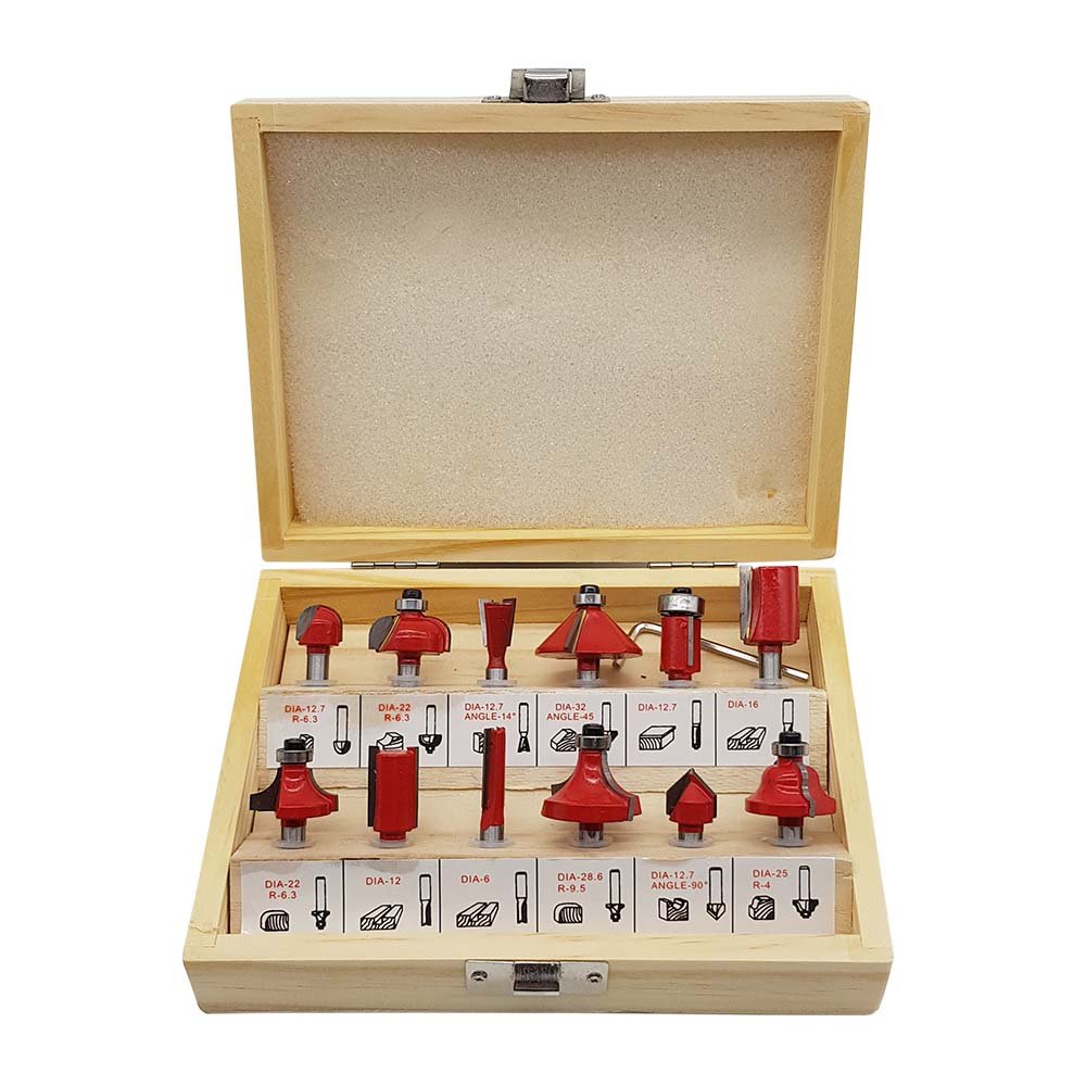 5010 Ahşap Freze Uç Seti Sap:8 mm (12 Parça) nasıl kullanılır