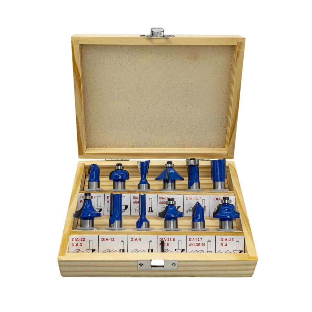 5011 Ahşap Freze Uç Seti Sap:12 mm (12 Parça) fiyatı