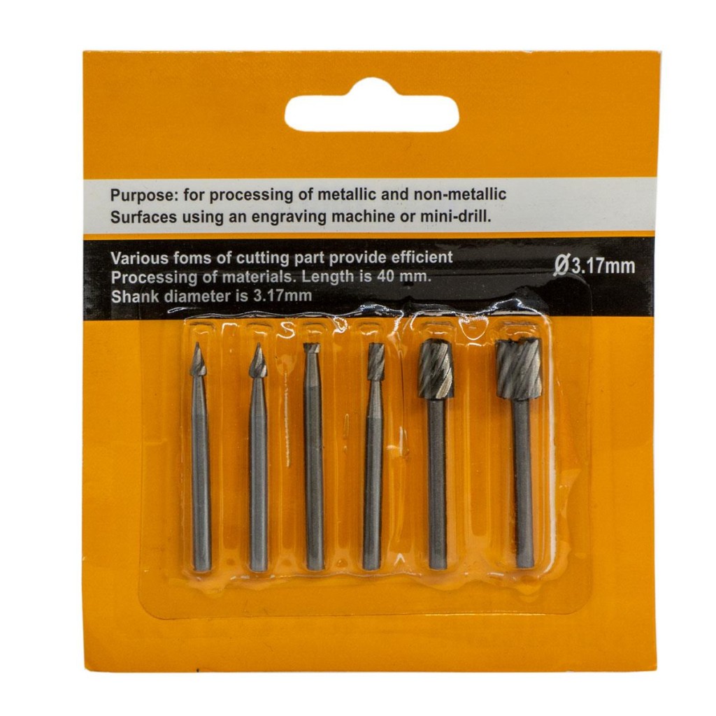5012 Gravür Oyma Freze Ucu Seti HSS 6 Parça (Dremel Uyumlu) ne işe yarar