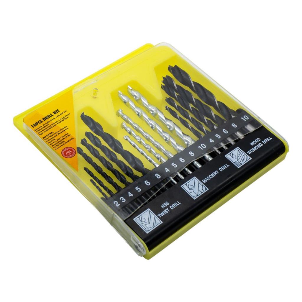 5186 Matkap Ucu Seti (Ahşap-Metal-Beton) 16 Parça nasıl kullanılır