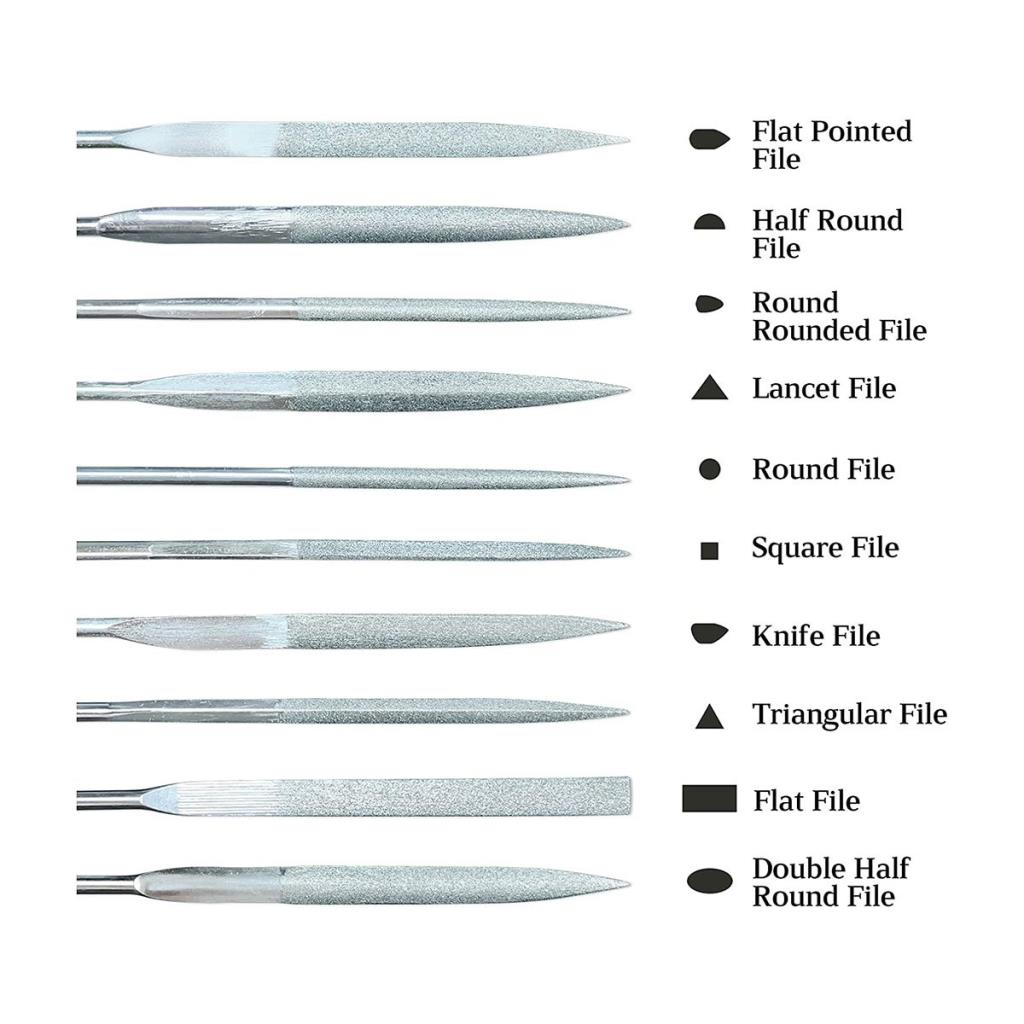 5312 Elmas Saatçi Eğe Seti 4x160 mm 10 Parça nasıl kullanılır