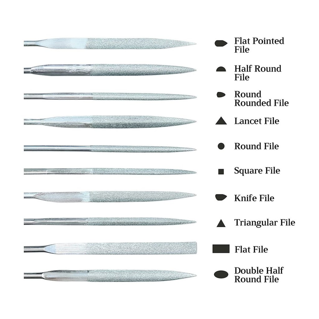 5312 Elmas Saatçi Eğe Seti 4x160 mm 10 Parça ne işe yarar