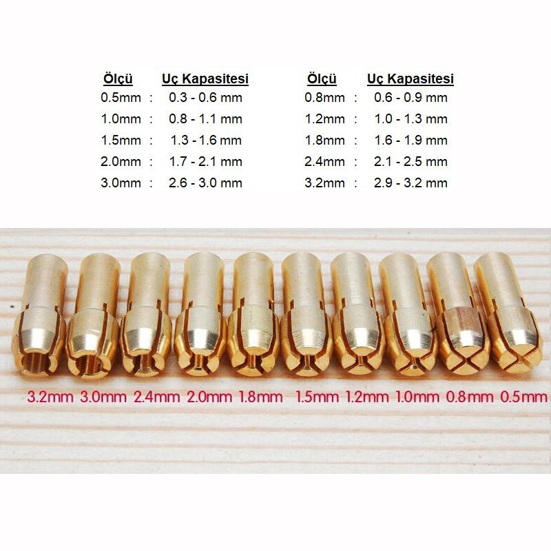 5324 Hobi Gravür Makinası Matkap Ucu Tutucu Pens Seti 11 Parça ne işe yarar