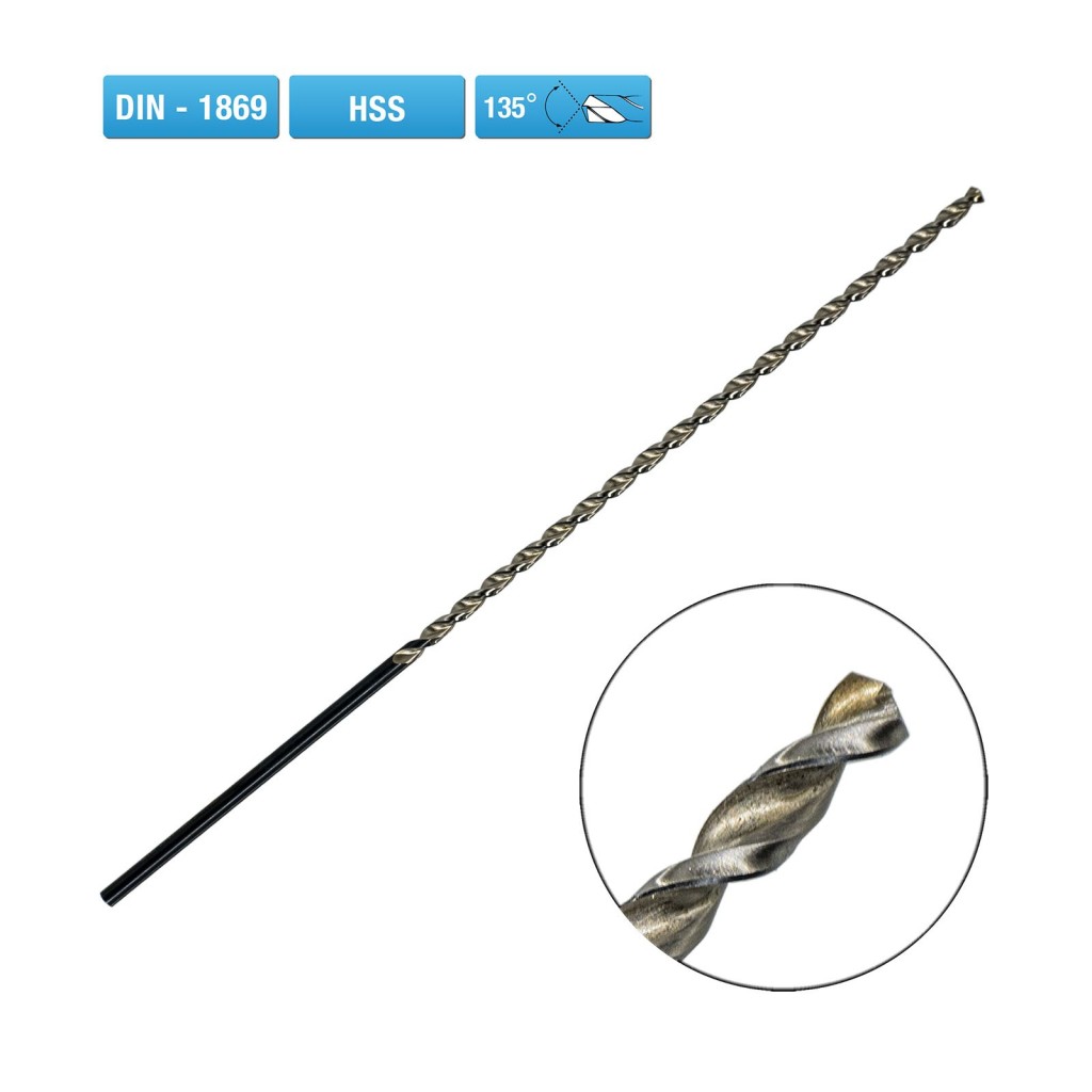 5355 HSS Parabolik Uzun Matkap Ucu 1.8 mm fiyatı