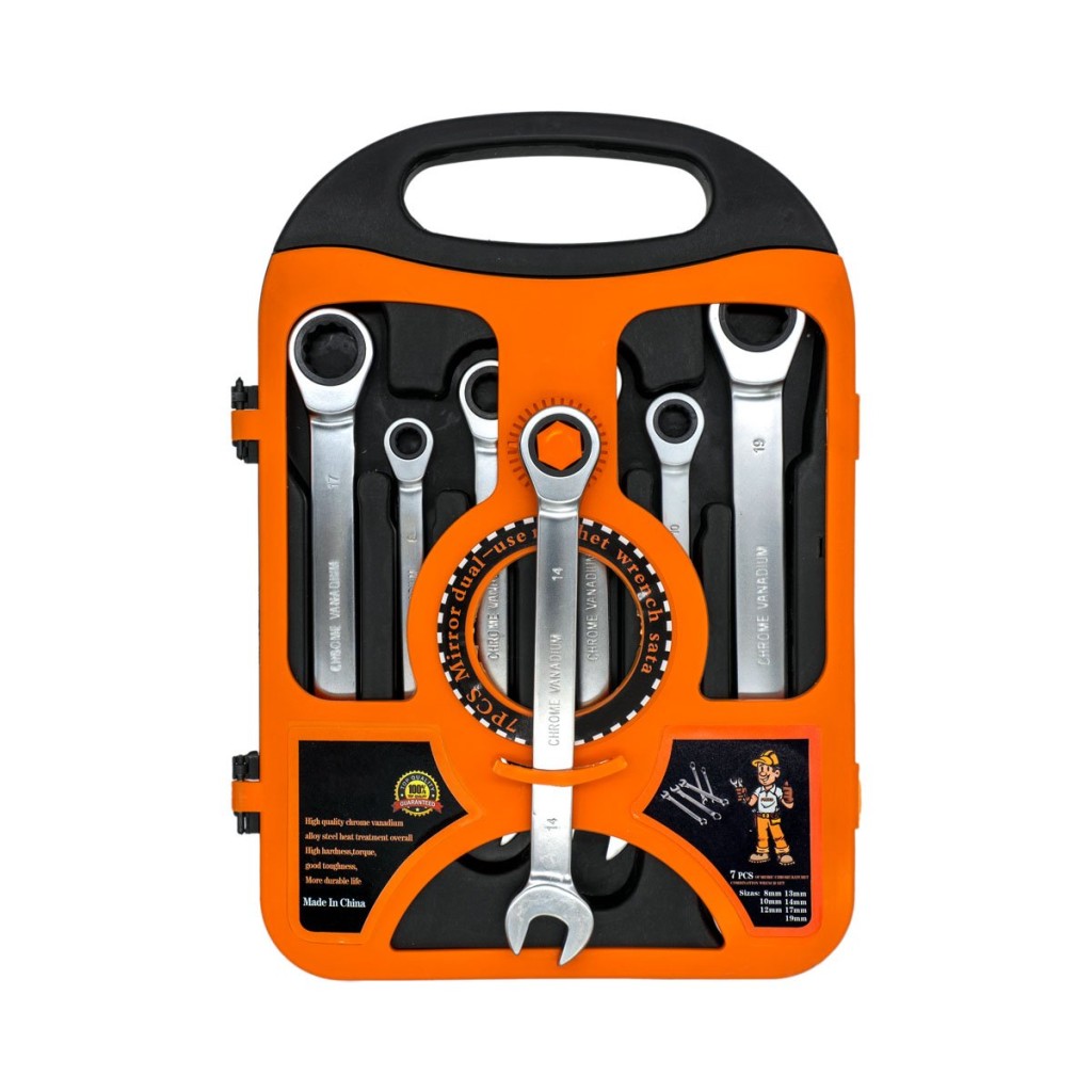 5393 Cırcır Kombine Anahtar Takımı (Düz) 7 Parça fiyatı