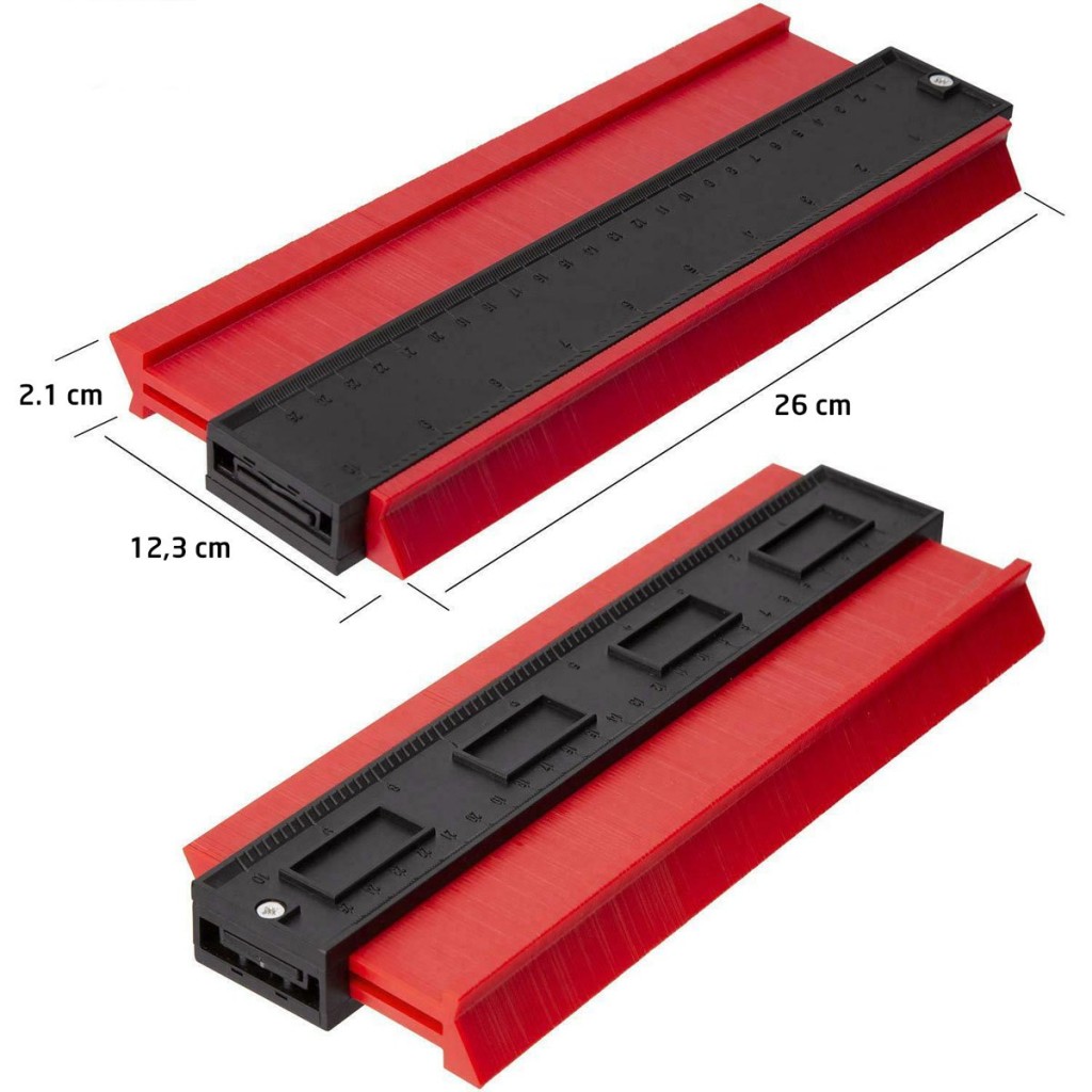 5428 Şablon Tarağı Şekil Kontur Çevre Kalıplama 250 mm ne işe yarar