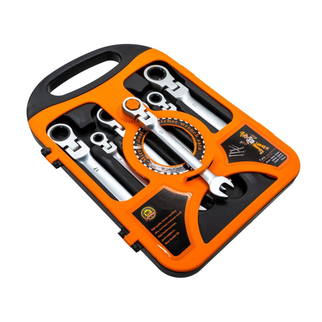 5439 Mafsallı Cırcır Kombine Anahtar Takımı 7 Parça ne işe yarar