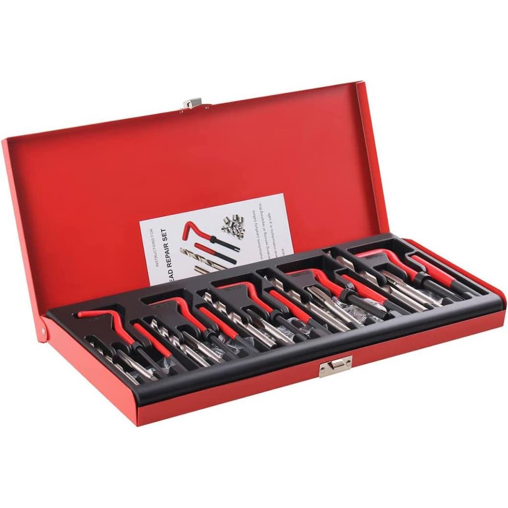 5444 Helicoil Seti Vida Diş Tamir Takımı 131 Parça (Metal Kutu) nasıl kullanılır