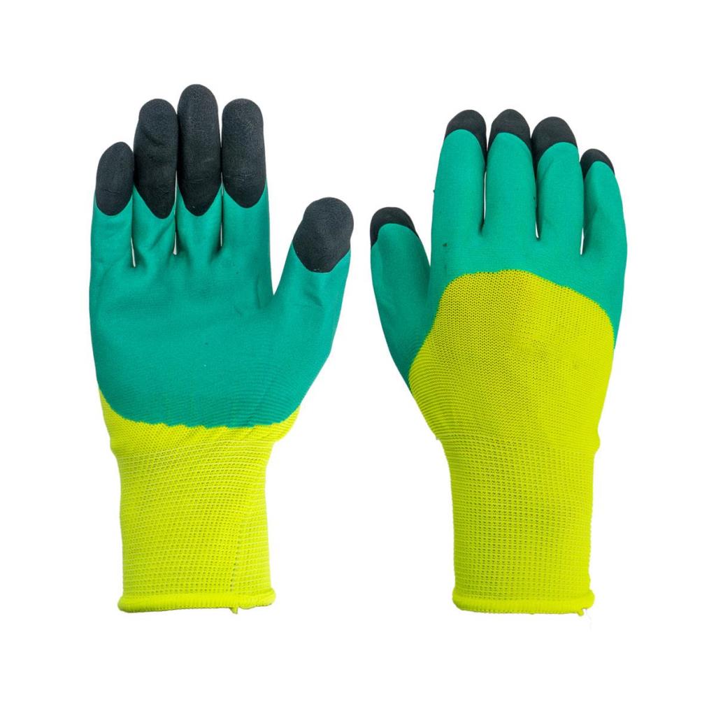 5473 Genel Kullanım Sarı Yeşil Nitril Kaplı Eldiven - 10 ne işe yarar