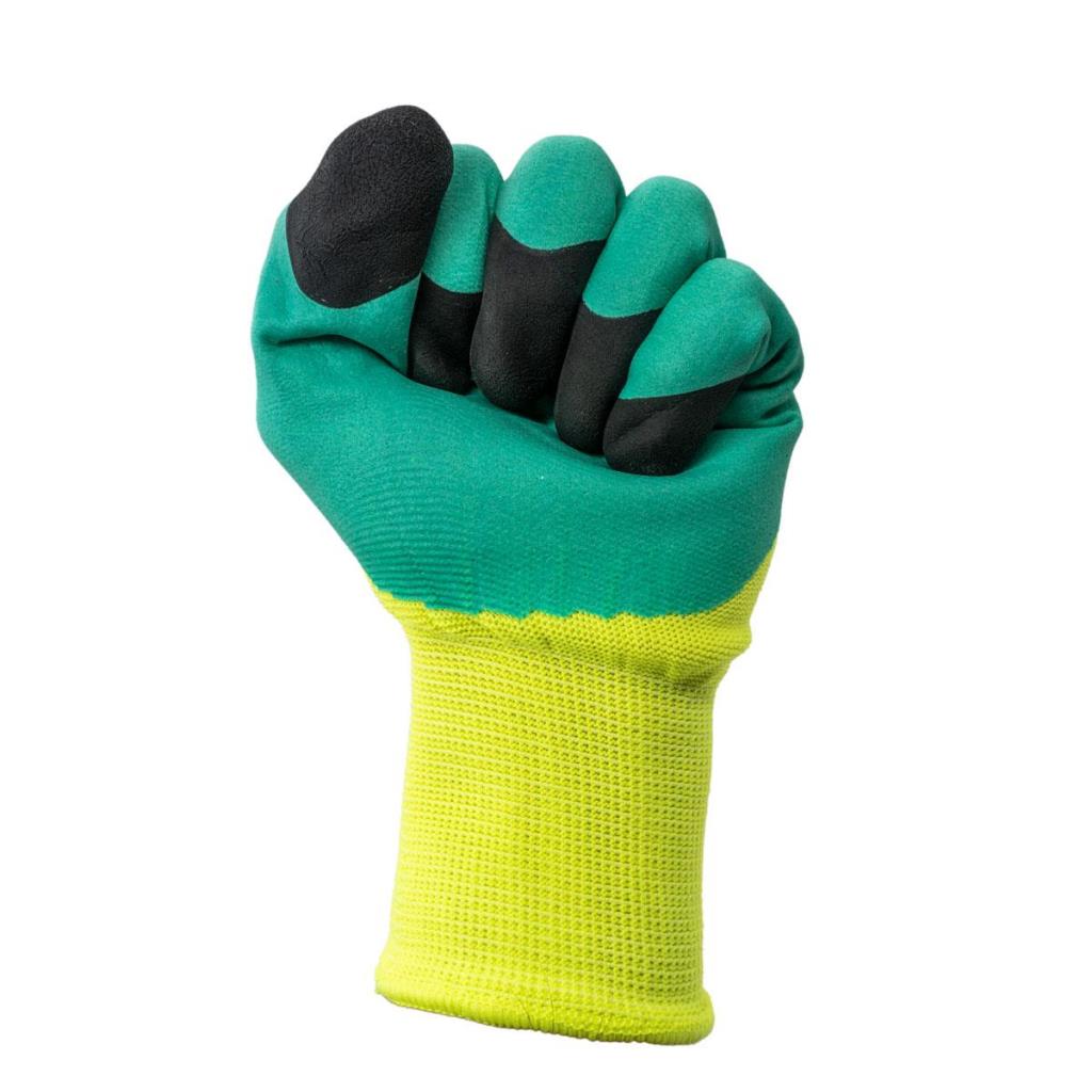 5473 Genel Kullanım Sarı Yeşil Nitril Kaplı Eldiven - 10 ne işe yarar