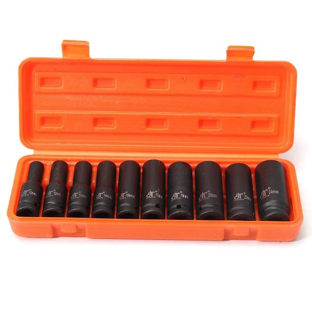 5490 1/2'' Derin Havalı Lokma Anahtar Takımı 10 Parça (Metrik) fiyatı