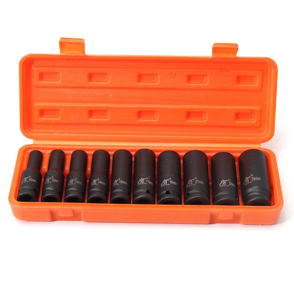 5490 1/2'' Derin Havalı Lokma Anahtar Takımı 10 Parça (Metrik) fiyatı