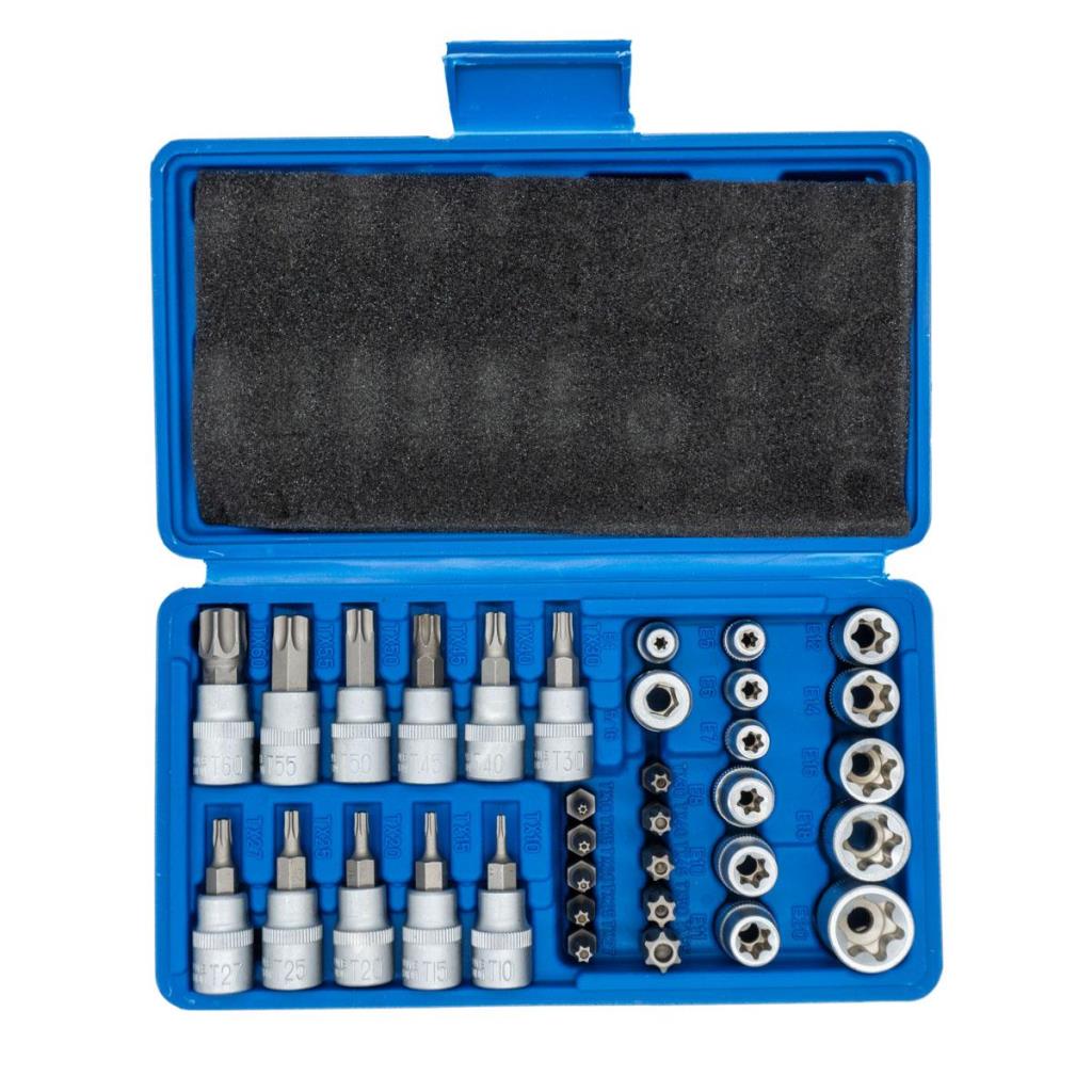 5529 3/8'' - 1/4'' İç-Dış Torx Bits Uçlu Lokma Anahtar Takımı 34 Parça nasıl kullanılır