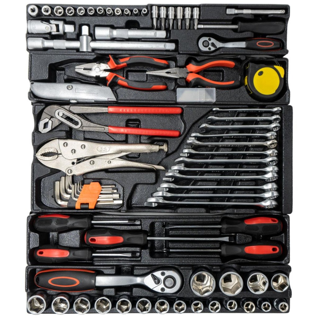 5578 Katlanır 5 Gözlü Dolu Metal Takım Çantası - 81 Parça nereden bulurum