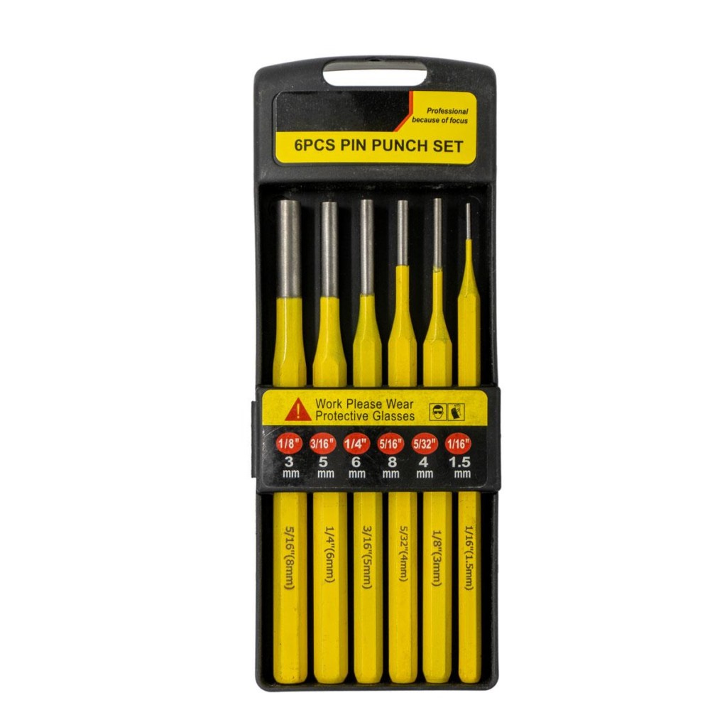 6015 Düz Pim Zımba Takımı 6 Parça ne işe yarar