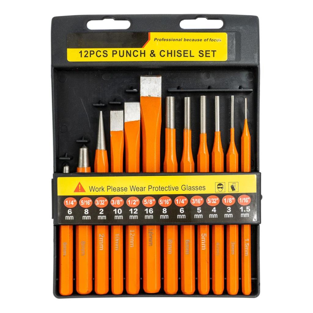 6016 Düz Konik Pim Zımba Keski Takımı 12 Parça fiyatı