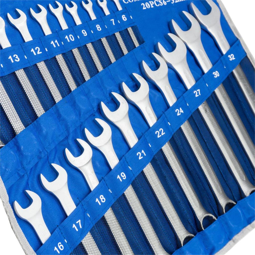 6038 Kombine Anahtar Takımı 6-32 mm 20 Parça (Bez Çantalı) ne işe yarar