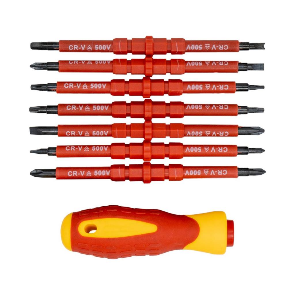 6041 Düz Yıldız Torx Değişken Uçlu İzoleli Tornavida Takımı 7 Parça nasıl kullanılır