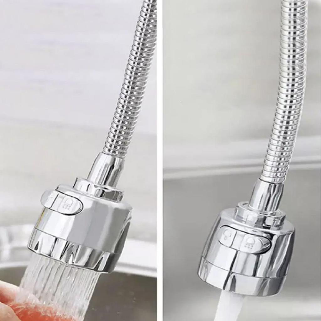 6061 Esnek 360° Hareketli 2 Fonksiyon Spreyli Kubar Musluk Ucu 48 cm ne işe yarar