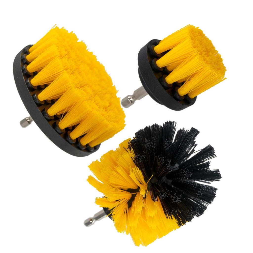 6084 Bits Saplı Matkaba Takılabilir Temizlik Fırça Seti 3 Parça fiyatı