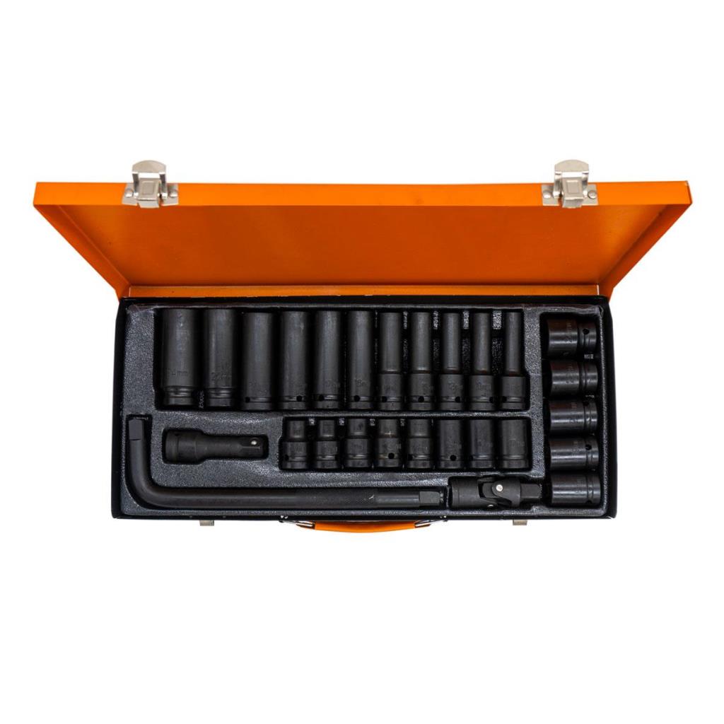 6096 1/2'' Havalı Lokma Takımı Metal Kutulu 27 Parça nasıl kullanılır