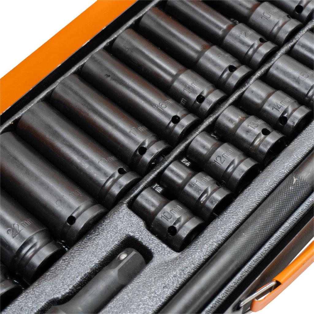 6096 1/2'' Havalı Lokma Takımı Metal Kutulu 27 Parça ne işe yarar