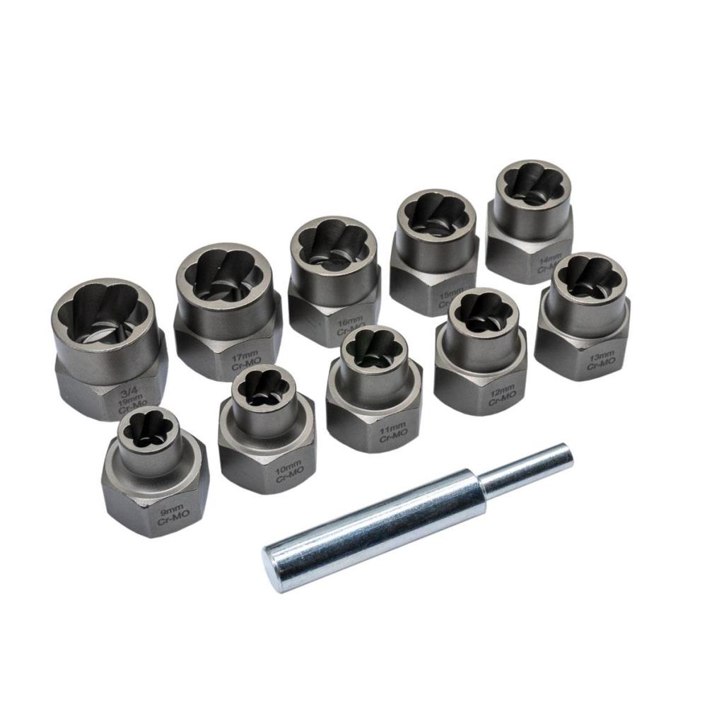 6124 Hasarlı Civata ve Somun Sökme 1/2'' Lokma Takımı 11 Parça nasıl kullanılır