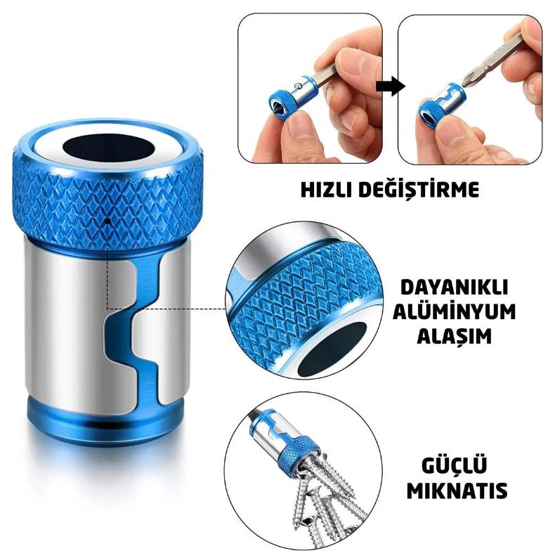 6134 Bits Uçlar için Mıknatıslı Vida Tutucu Halka  ne işe yarar