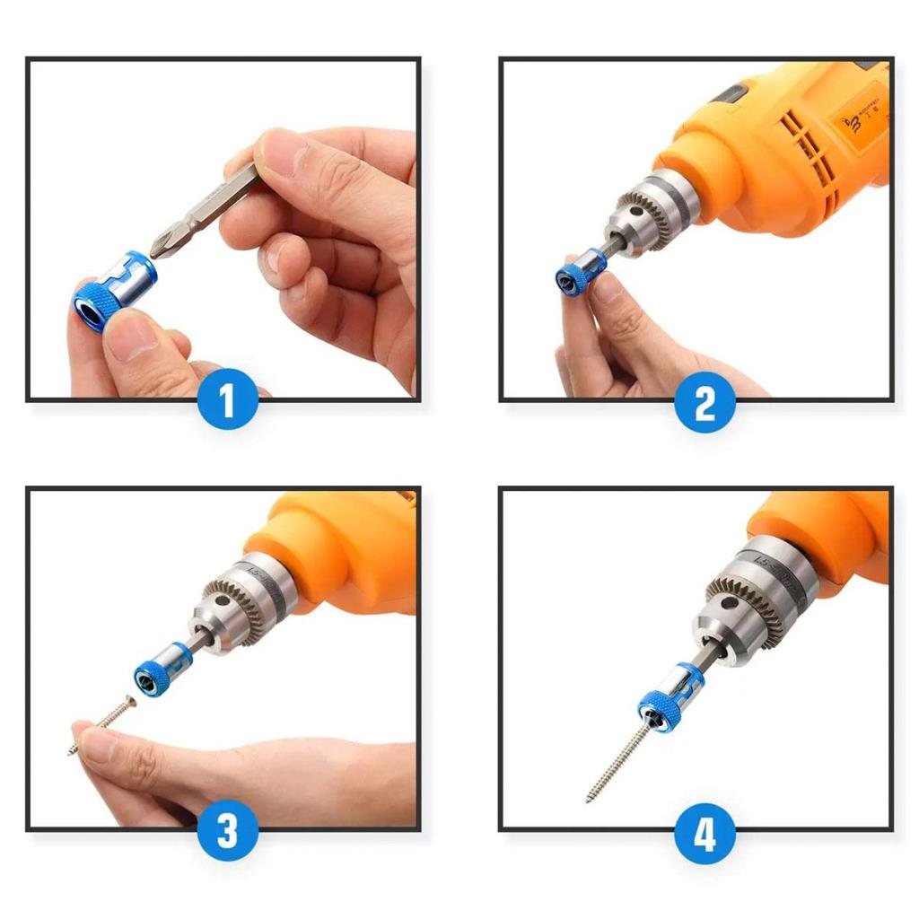 6134X3 Bits Uçlar İçin Mıknatıslı Vida Tutucu Halka 24 mm 3 Adet ne işe yarar