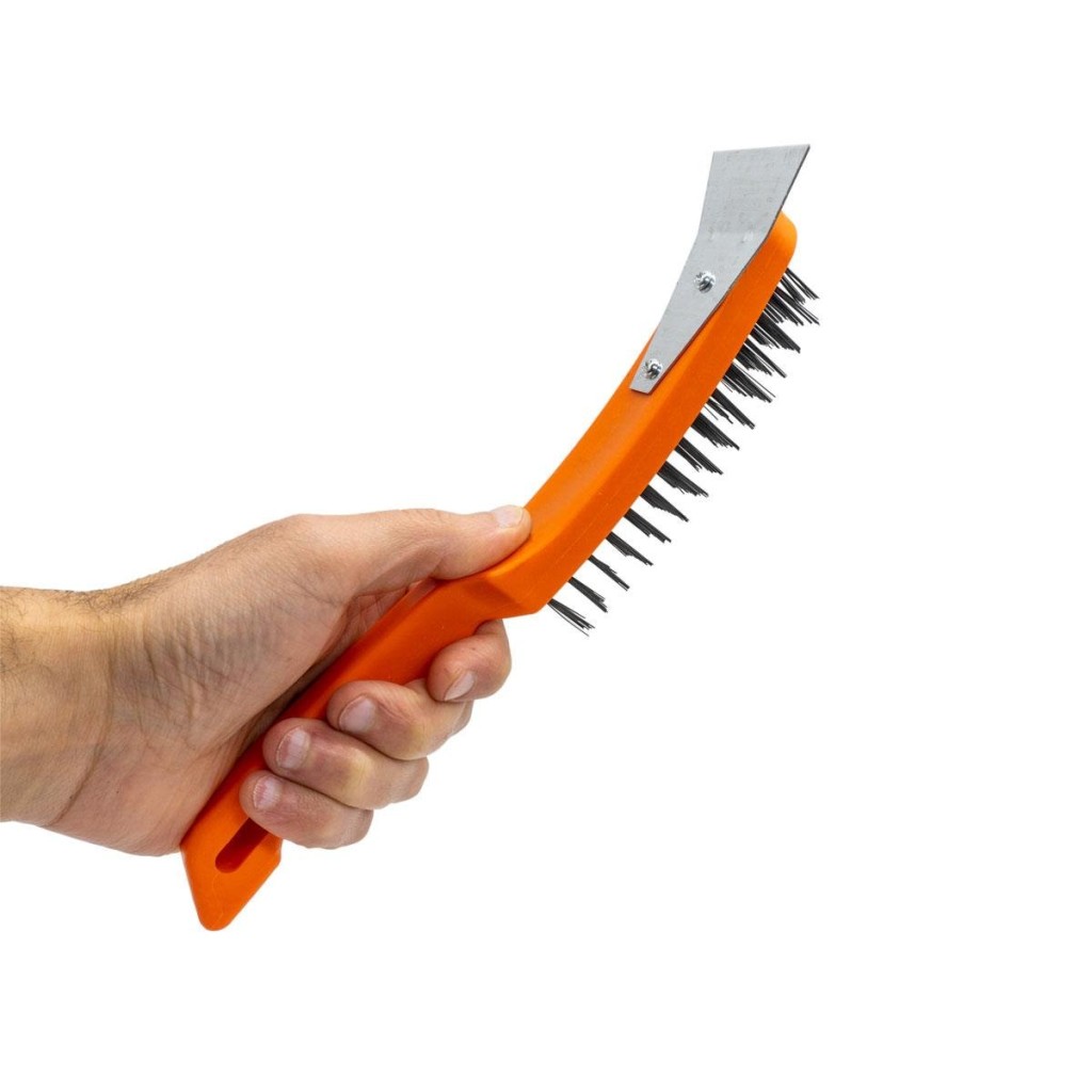 6137 Metal Kazıma Spatulalı Çelik Tel Fırça 270 mm ne işe yarar