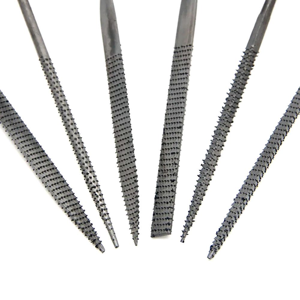 6163 Mini Ahşap Törpü Eğe Seti 14 cm (6 Parça) fiyatı