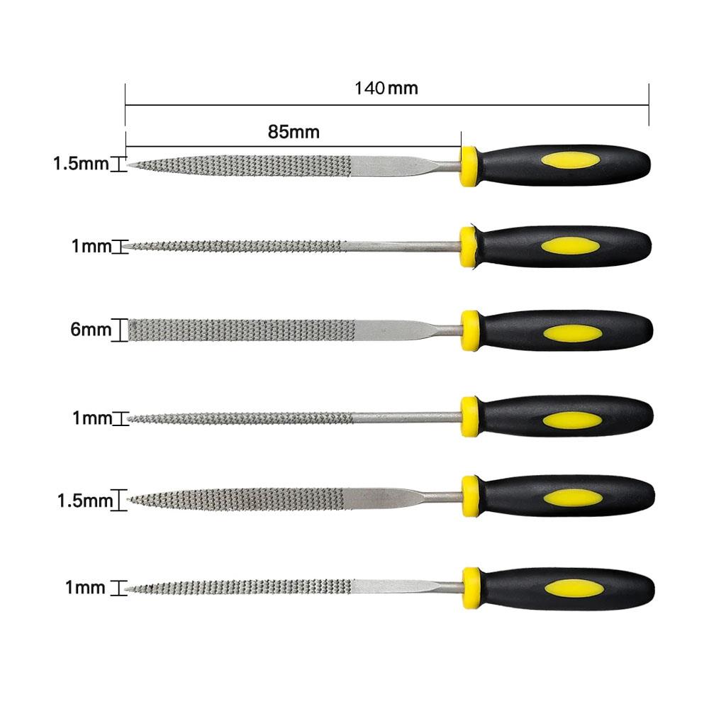 6163 Mini Ahşap Törpü Eğe Seti 14 cm (6 Parça) nasıl kullanılır