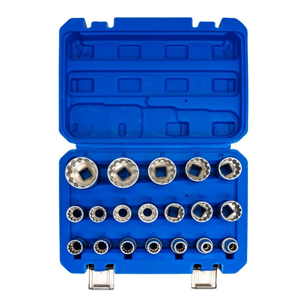 6180 1/2'' Spline 12 Köşe Lokma Anahtar Takımı 19 Parça ne işe yarar