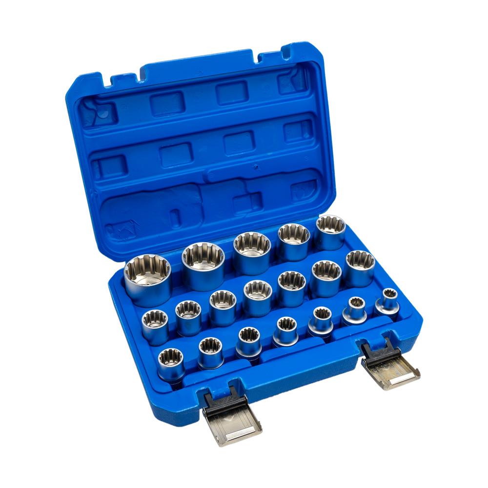 6180 1/2'' Spline 12 Köşe Lokma Anahtar Takımı 19 Parça fiyatı