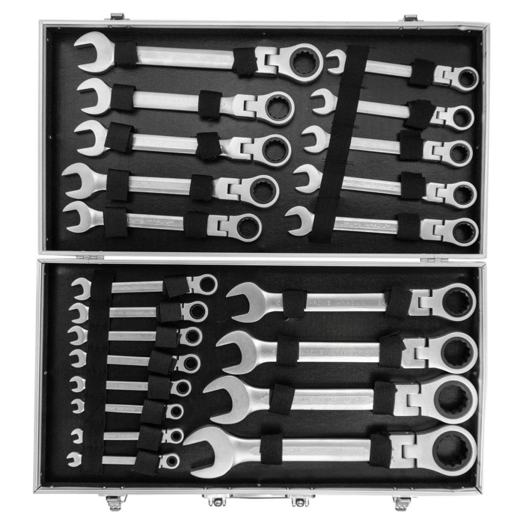 6201 Mafsallı Cırcır Kombine Anahtar Takımı 72 Diş 6-32mm 22 Parça nasıl kullanılır