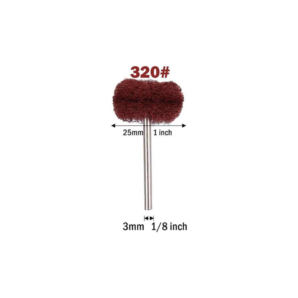 6206 Pimli Aşındırıcı Temizleme Polisaj Keçe 25mm - Kırmızı 320 Kum nereden bulurum