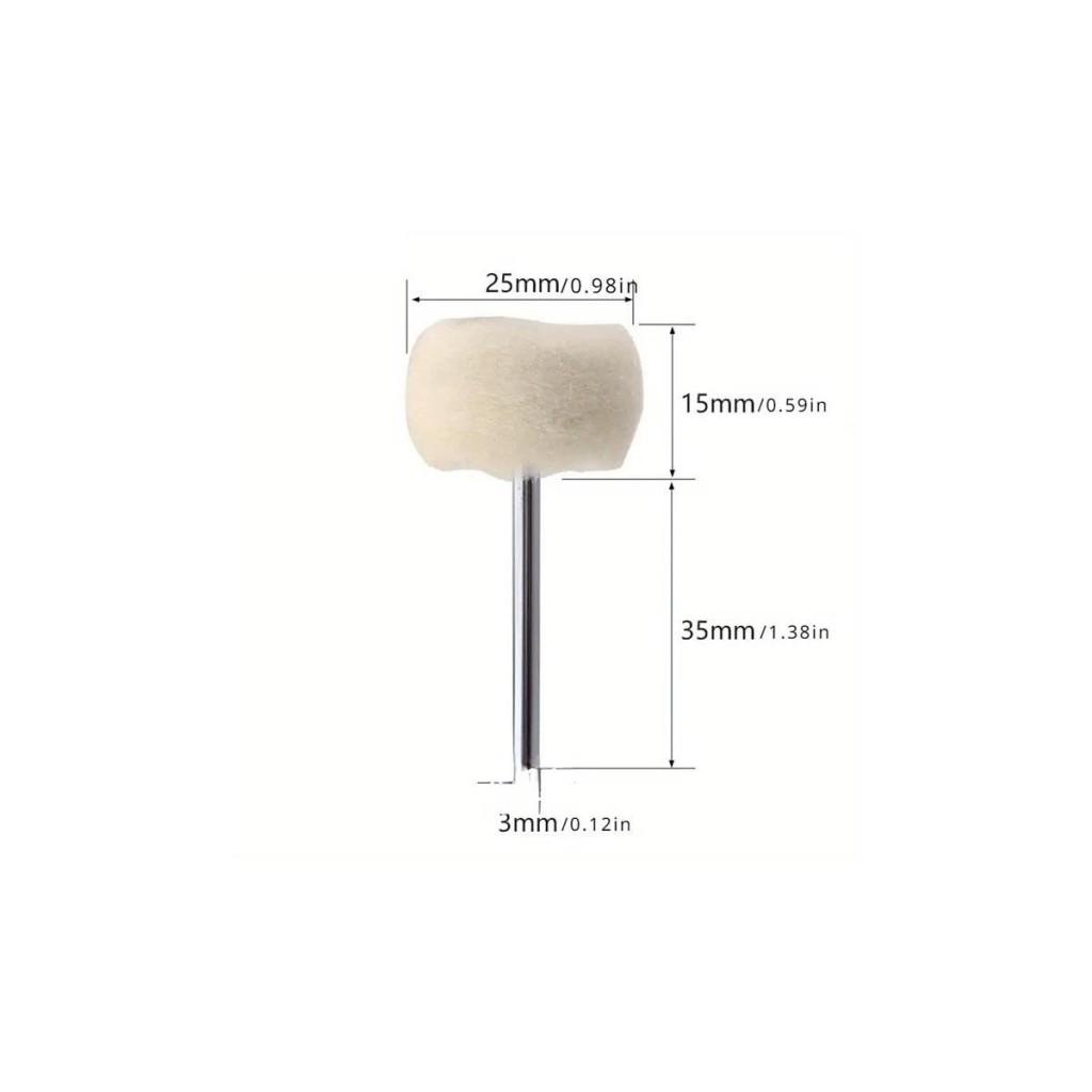 6210 Pimli Parlatma Temizleme Kaşmir Yün Polisaj Keçe 25 mm ne işe yarar