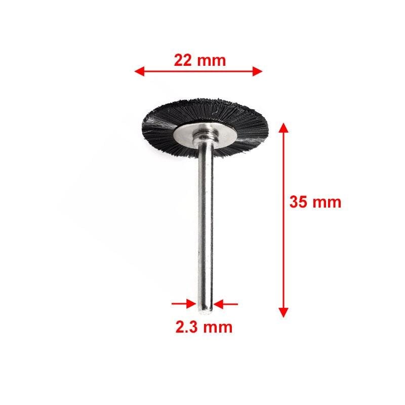 6232 Pimli Dairesel Plastik Tel Temizleme Fırça 22 mm (2 Adet) nereden bulurum