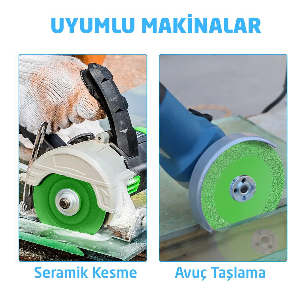 6234 Cam Seramik Şişe Kesme Taşlama Elmas Diski 100 mm ne işe yarar