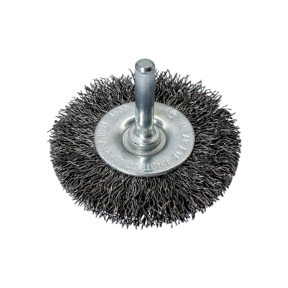 6245 Pimli Saçaklı Dairesel Tel Fırça Gri Telli 60 mm fiyatı